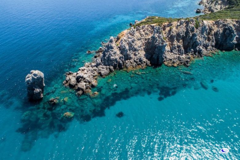 Giglio , eine Insel im toskanischen Archipel